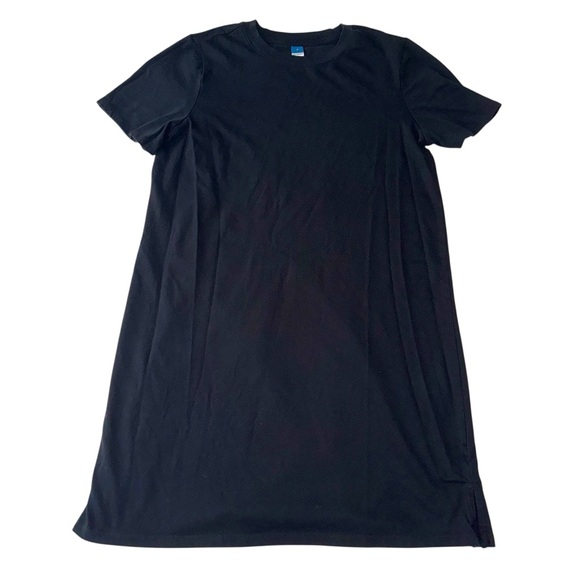 Old Navy Dresses & Skirts - Old Navy 100% Cotton Black Mini Dress with Short Sleeves Casual Comfy Size Small